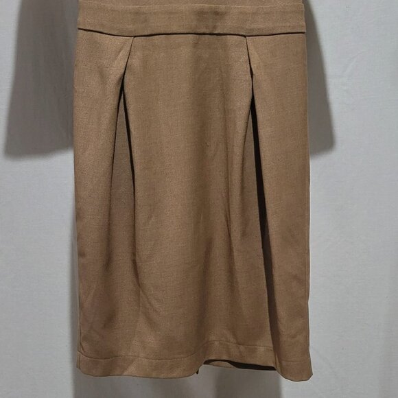 Bodybag dress by Jude Clothing brown cowl short sleeve small unlined tan neutral - Picture 3 of 16